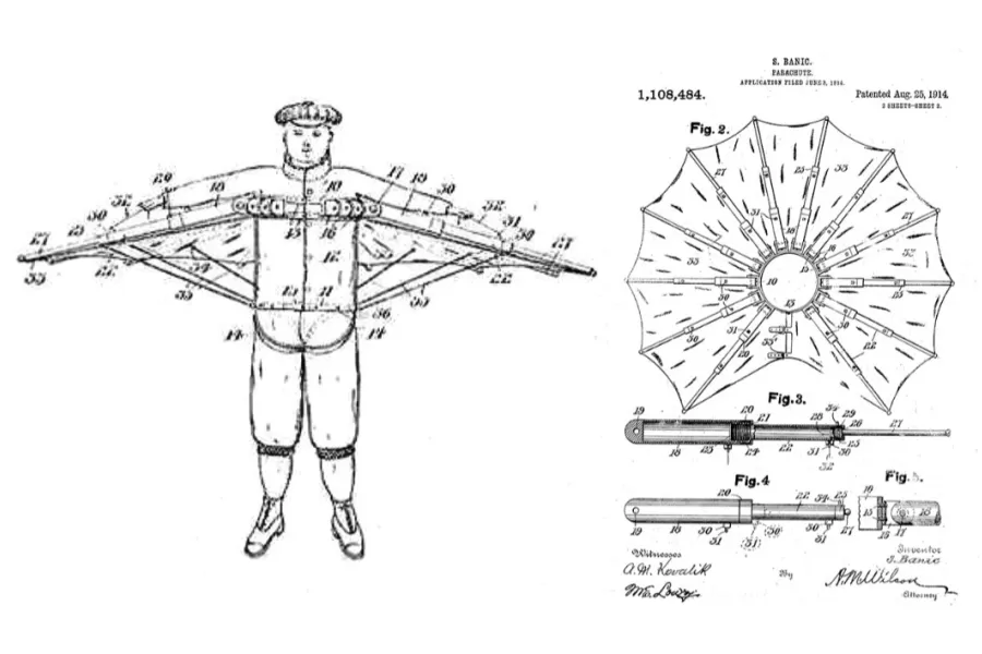 25. augusta 1914 získal Štefan Banič v USA patent na originálny padák