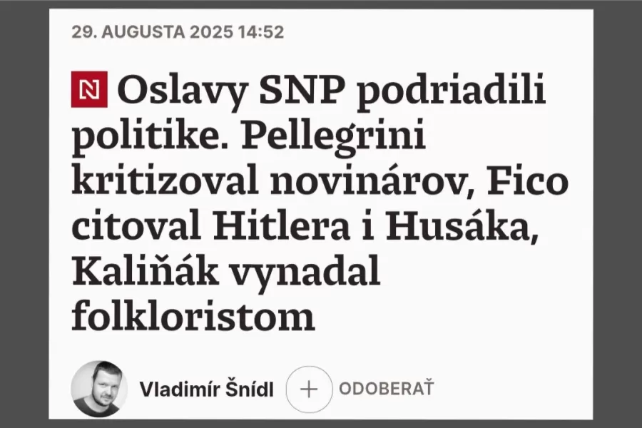 Eduard Chmelár: Takto sa na význame povstania nezhodneme nikdy