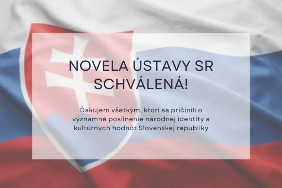 Ministerstvo spravodlivosti SR: Novela Ústavy - historická šanca pre Slovensko
