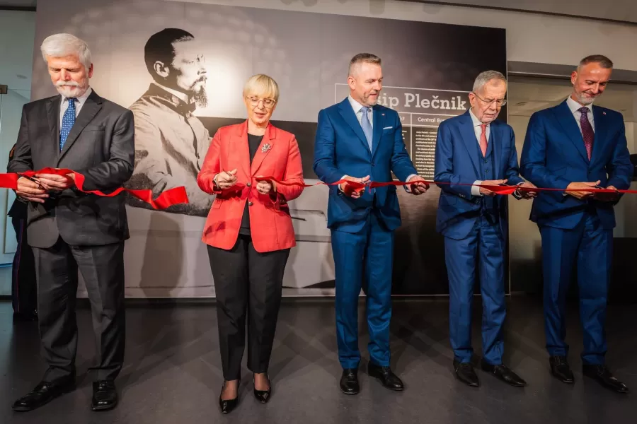 Plečnikova výstava spojila štyroch prezidentov