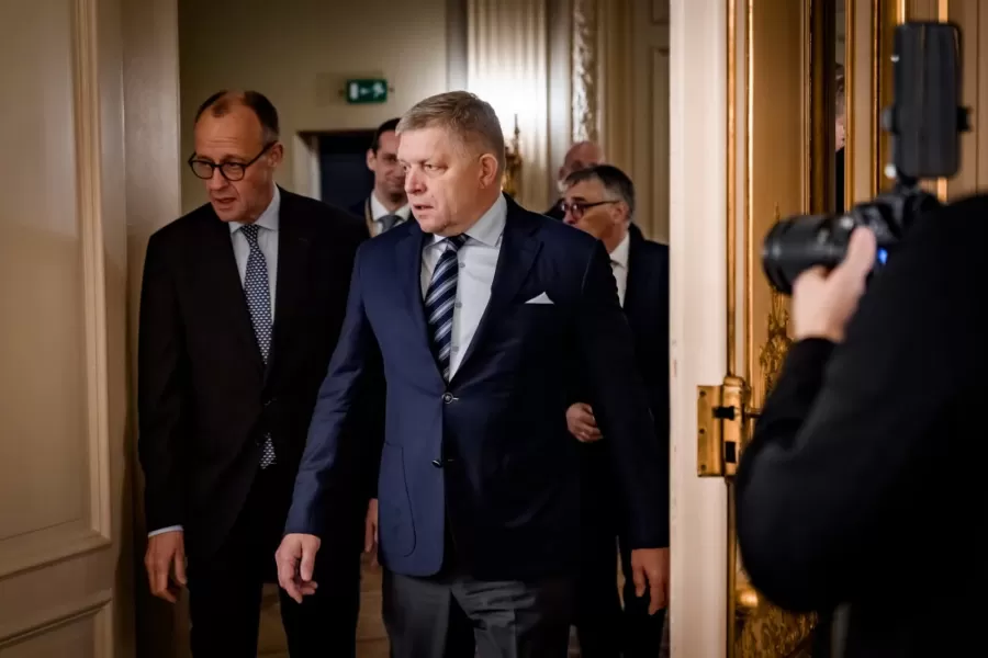 Robert Fico sa stretol s nemeckým spolkovým kancelárom F. Merzom