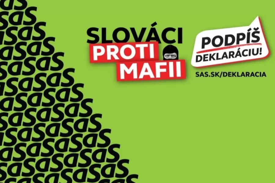 SaS spúšťa celoslovenskú kampaň a petíciu proti mafii