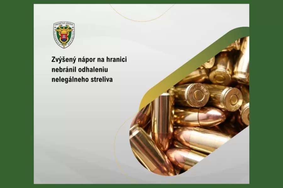 Zvýšený nápor na hranici nebránil odhaleniu nelegálneho streliva