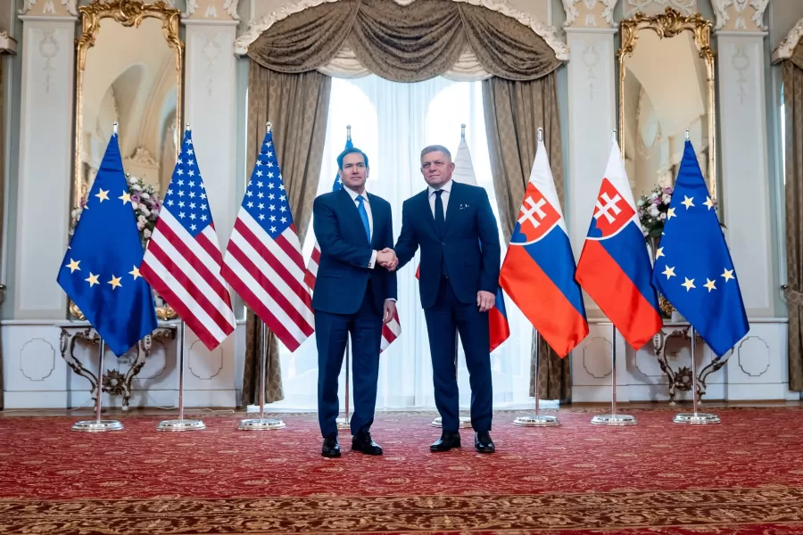 Robert Fico rokoval s ministrom zahraničných vecí USA Marcom Rubiom