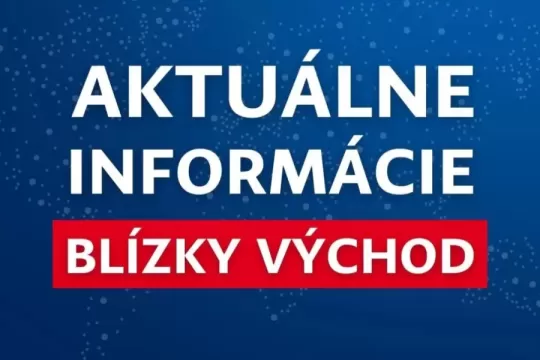 Rezort diplomacie vydal stanovisko k aktuálnej situácii na Blízkom východe