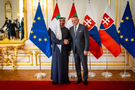 Na Slovensko pricestoval prezident Spojených arabských emirátov